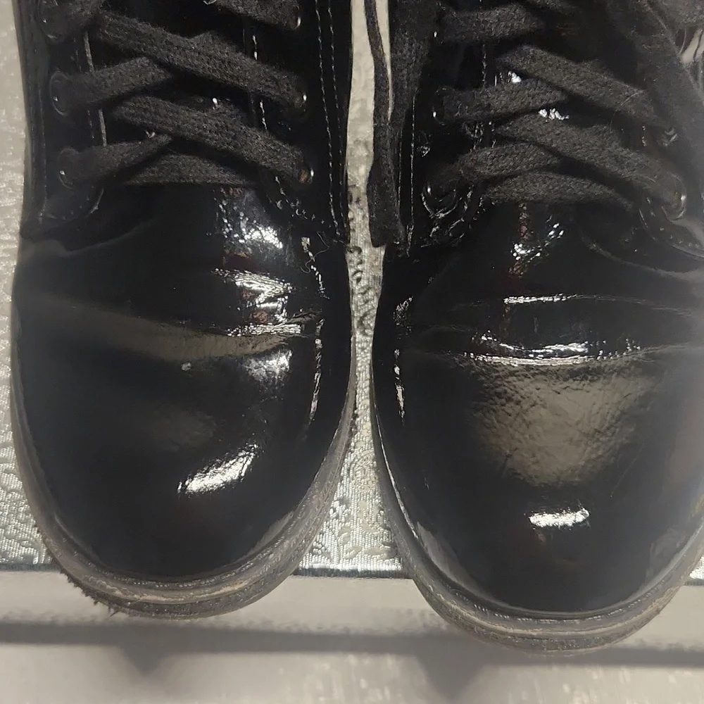 MIA SIZE 4 Black Patent leather's Boot girl